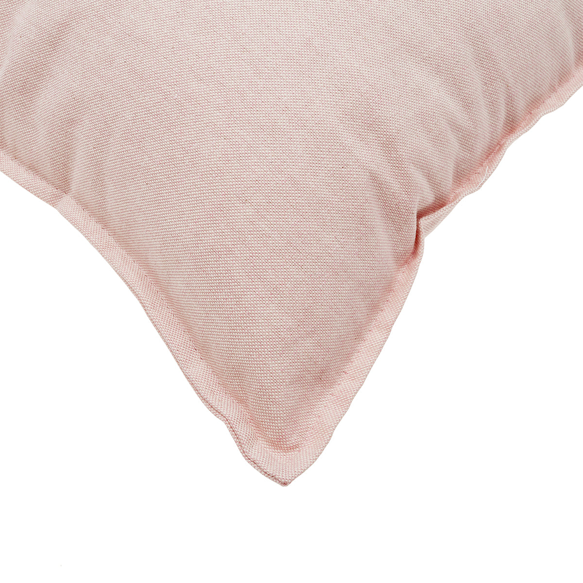Pink plain cotton cushion