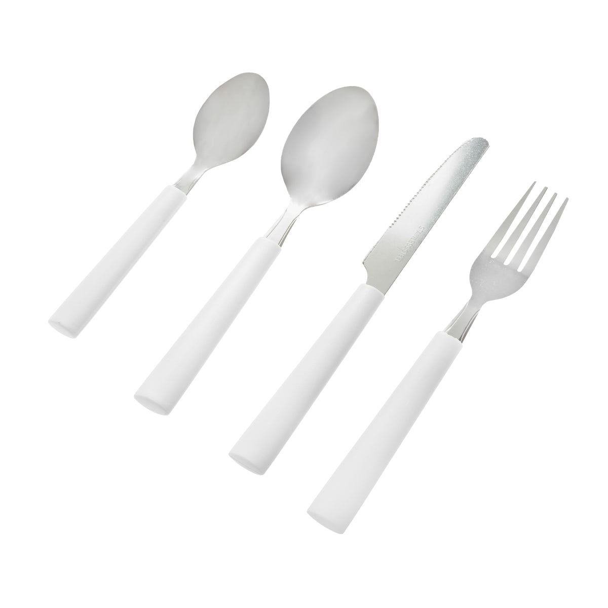 Steel Polypropylene Cutlery White Color