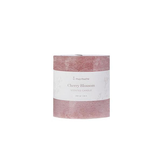 Cilindrische kaars Cherry Blossom