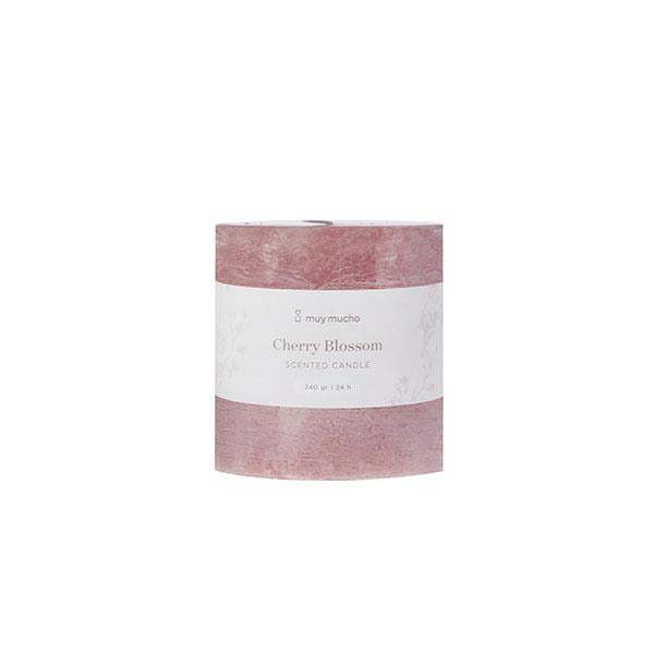 Bougie Cylindrique Fleur de Cerisier