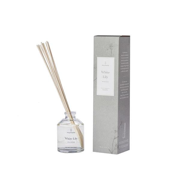 Diffuser in stokken White Lily