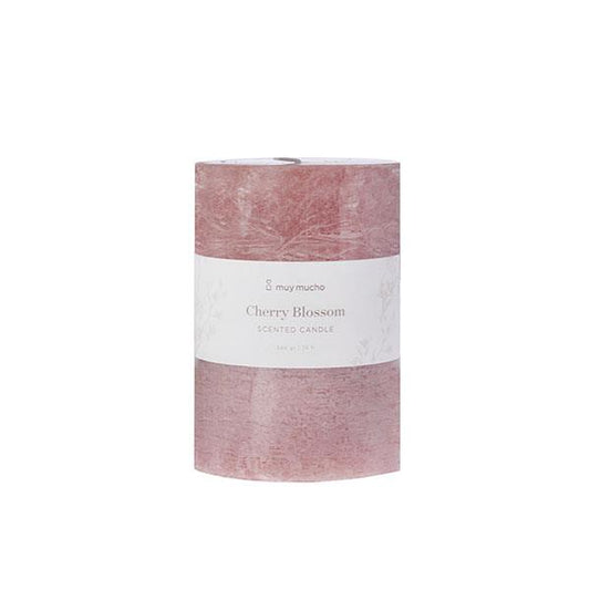 Cilindrische kaars Cherry Blossom