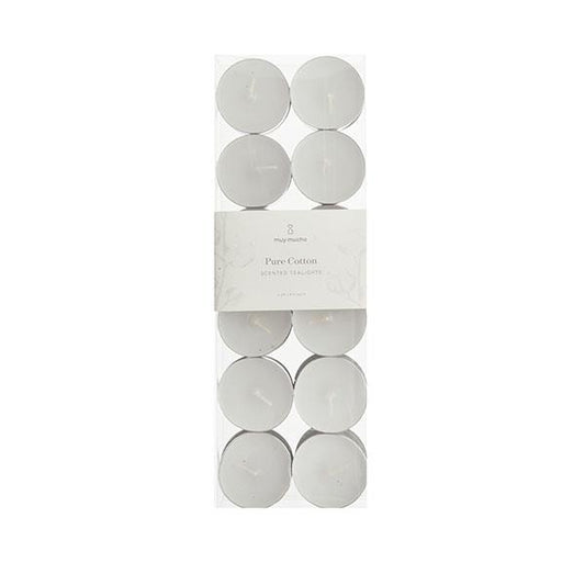 Theekaarsen Pure Cotton