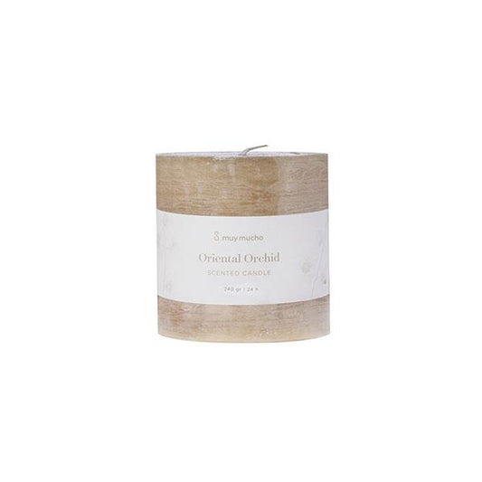 Vela aromática oriental da orquídea