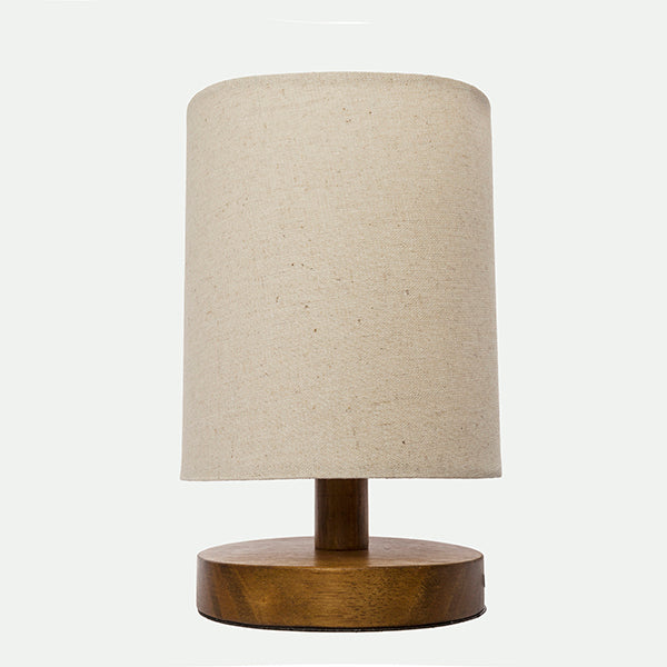 Lámpara base madera