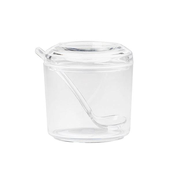 Sugar bowl with spoon