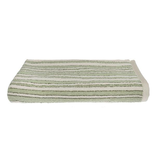Striped bath towel