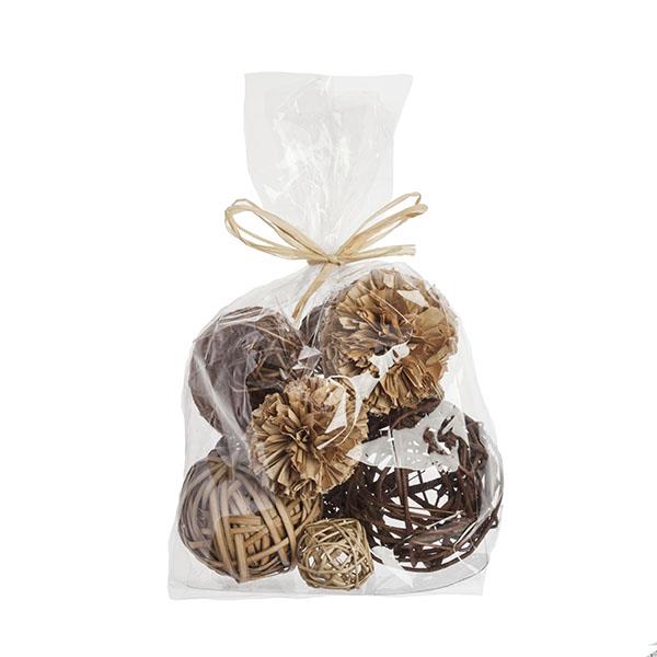 Bolsa bolas decoracion