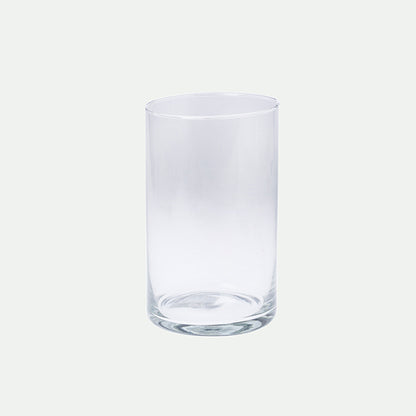 Vase en cristal cylindrique