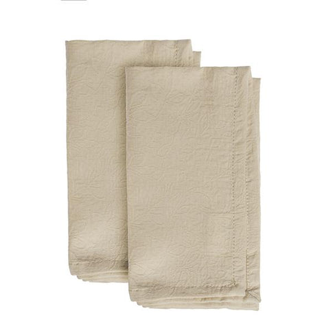 Lot de 2 serviettes jacquard