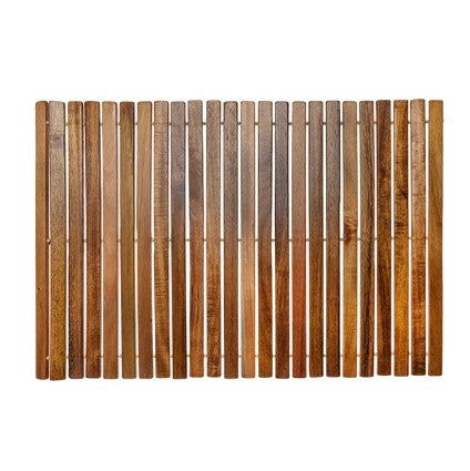 Tapis de salle de bain en bois