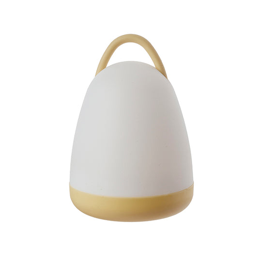 Lampe avec poignée ocre