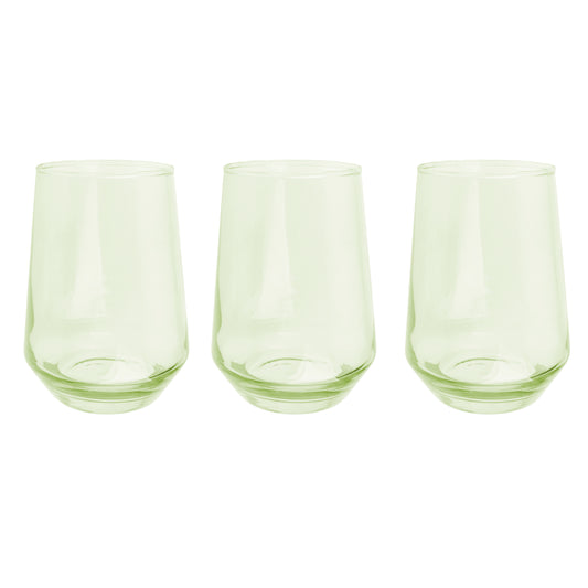 Pack de 3 verres 6,6x5,2x11,6cm 370ml Ve.