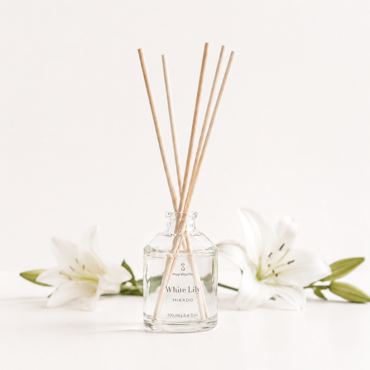 Mikado White Lily - Diffuseur à Bâtonnets