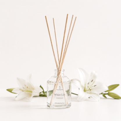 Mikado White Lily - Diffuseur à Bâtonnets