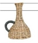Vase en fibres naturelles