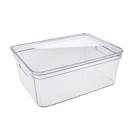 Caja transparente con tapa