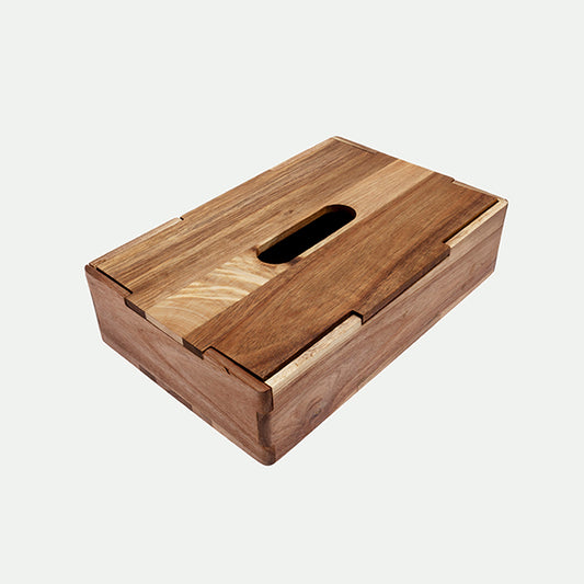 Caja de madera con tapa