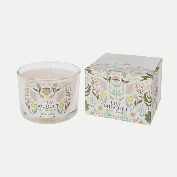 Vaso vela lily bouquet