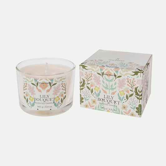 Vaso vela lily bouquet