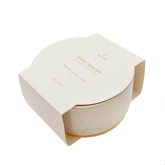 Vaso vela warm tobacco
