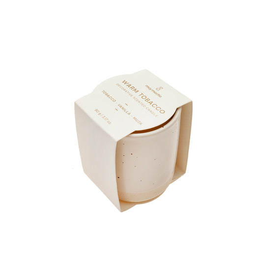 Vaso vela warm tobacco