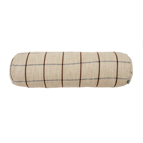 Coussin traversin à carreaux