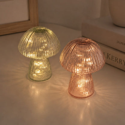 Lámpara LED Decorativa Cristal Rosa de 15cm