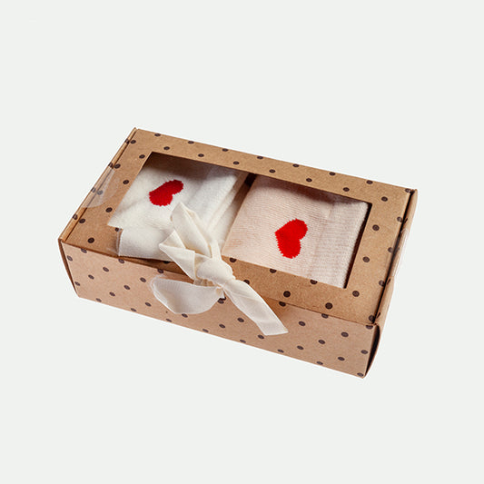 Pack 2 hartsokken