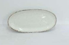 Prato oval orgânico