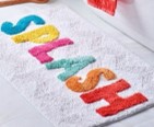 Message bath mat
