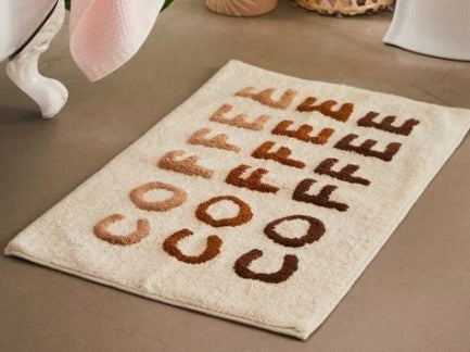 Message bath mat