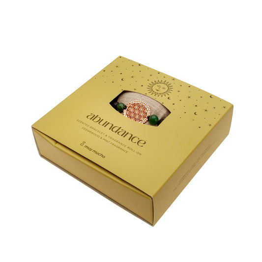 Bracciale profumato al legno di cedro e menta
