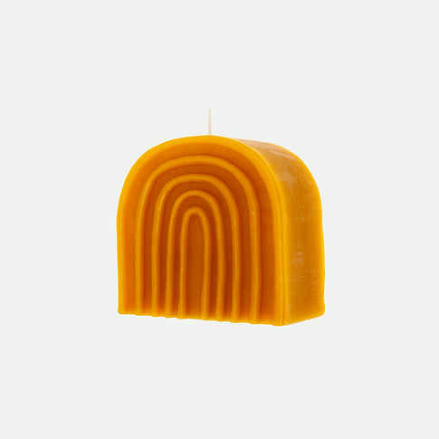 Vela arco cera de abeja