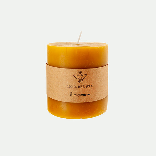 Vela rústica cera de abeja