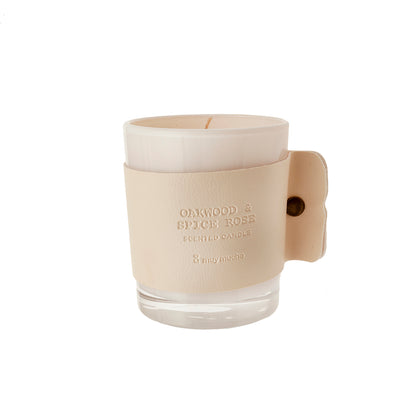 Vaso vela oakwood&spice rose