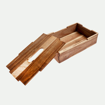 Caja de madera con tapa