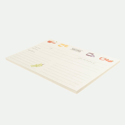 Pack 12 tarjetas para recetas