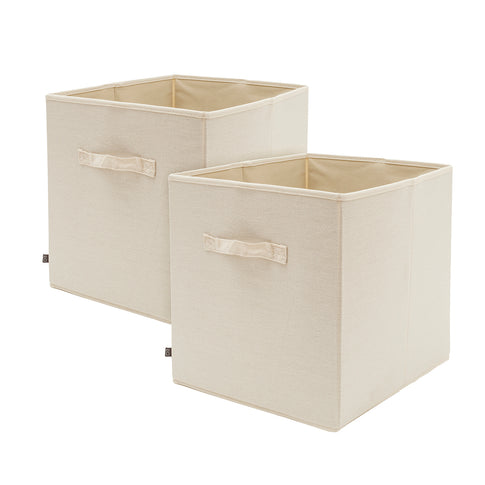 2 folding storage boxes