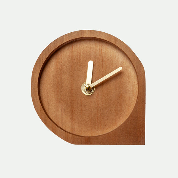 Horloge de table en bois