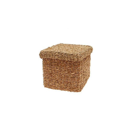 Cesta con tapa 24x24x21cm