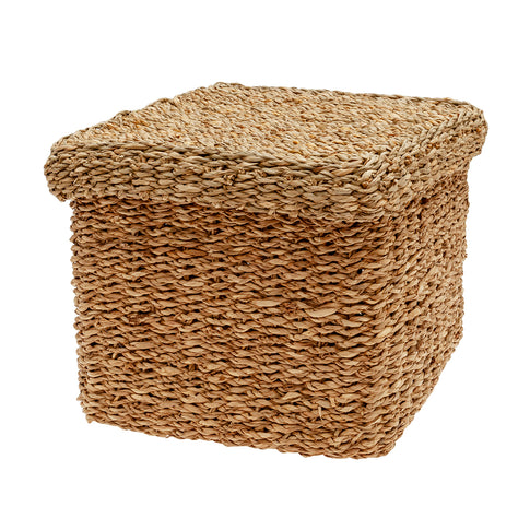 Cesta con tapa 32x32x30cm