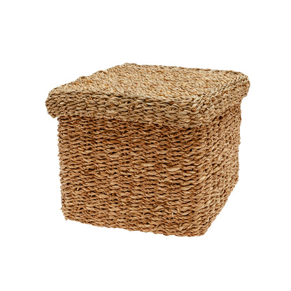 Cesta con tapa 29x29x23cm