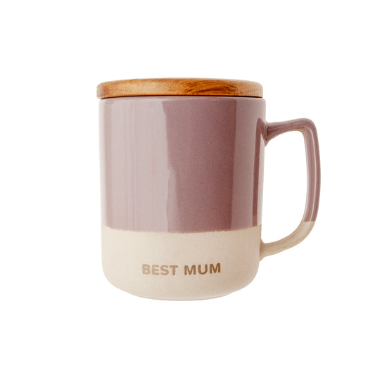 Taza con tapa best mum