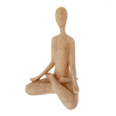 Figura decorativa mujer yoga