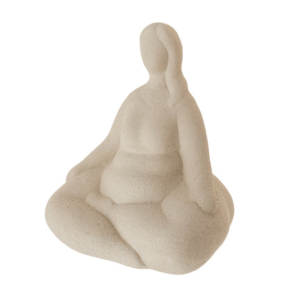Figura decorativa mujer yoga