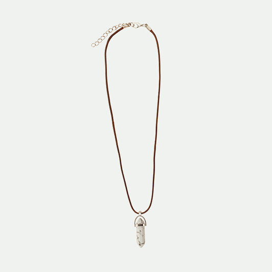 Collar cuarzo blanco