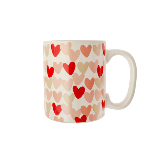 Tasse Coeurs 8X9.5Cm 330Ml Unique.