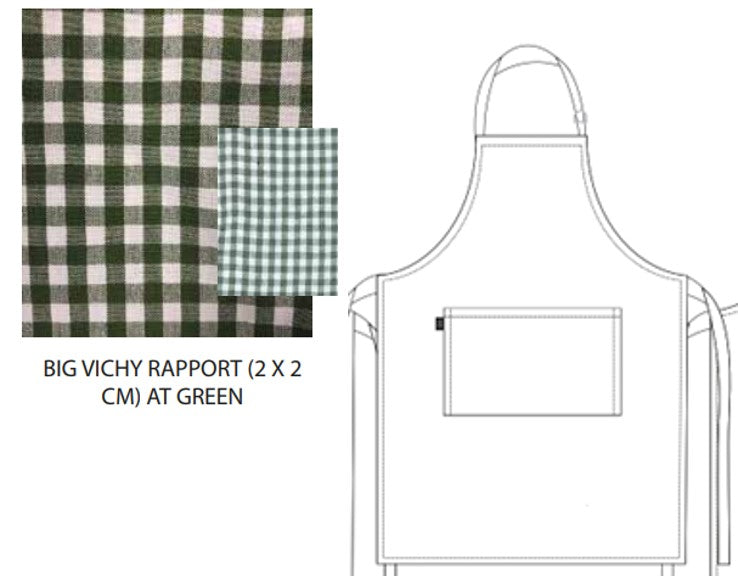 Adjustable kitchen apron