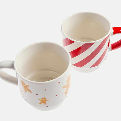 Pack of 2 stackable cups
